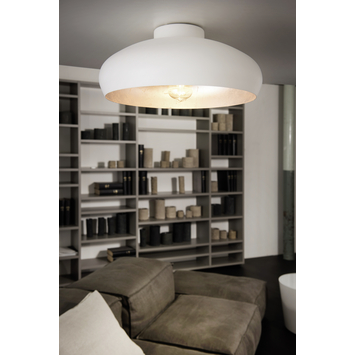 EGLO plafondlamp Mogano Ø 40 cm wit/zilver