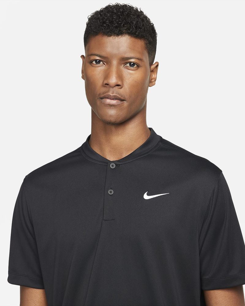 Polo de tennis Nike NikeCourt Noir pour homme