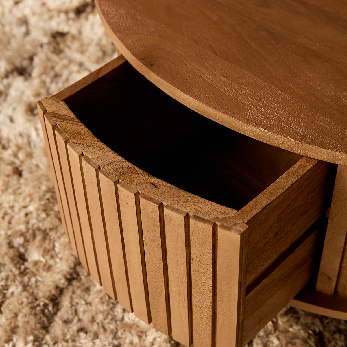 Salontafel De Bokke Rond Naturel