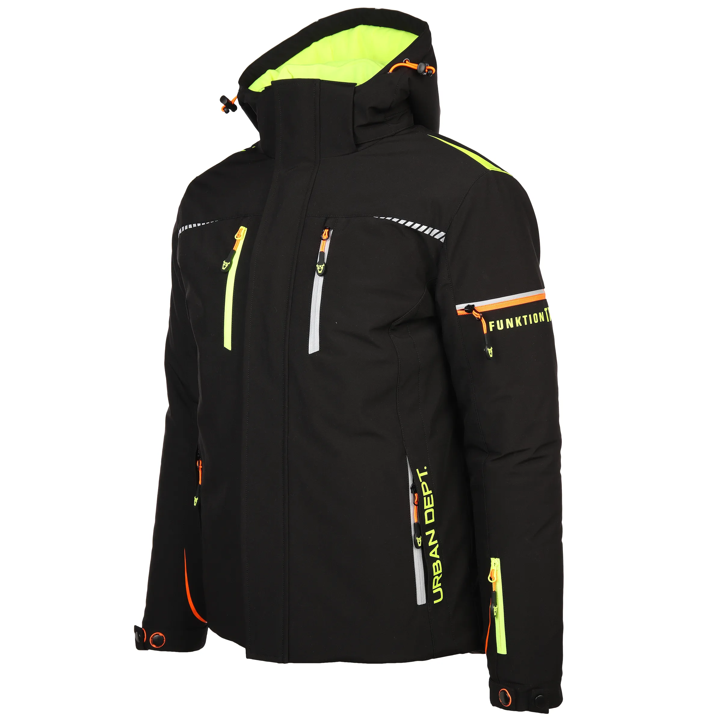 Herren Thermo Arbeitsjacke mit Neondetails
