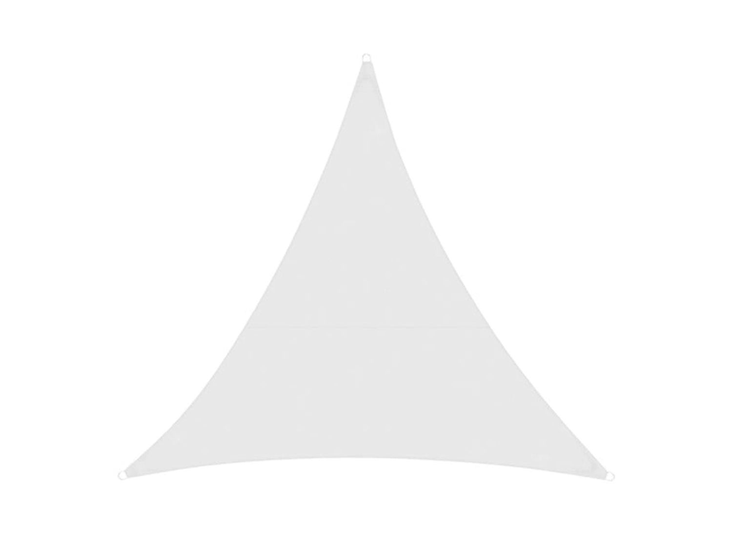 Waterafstotend driehoekig parasoldoek - voor tuin, terras en balkon - wit 3 x 3 x 3 m
