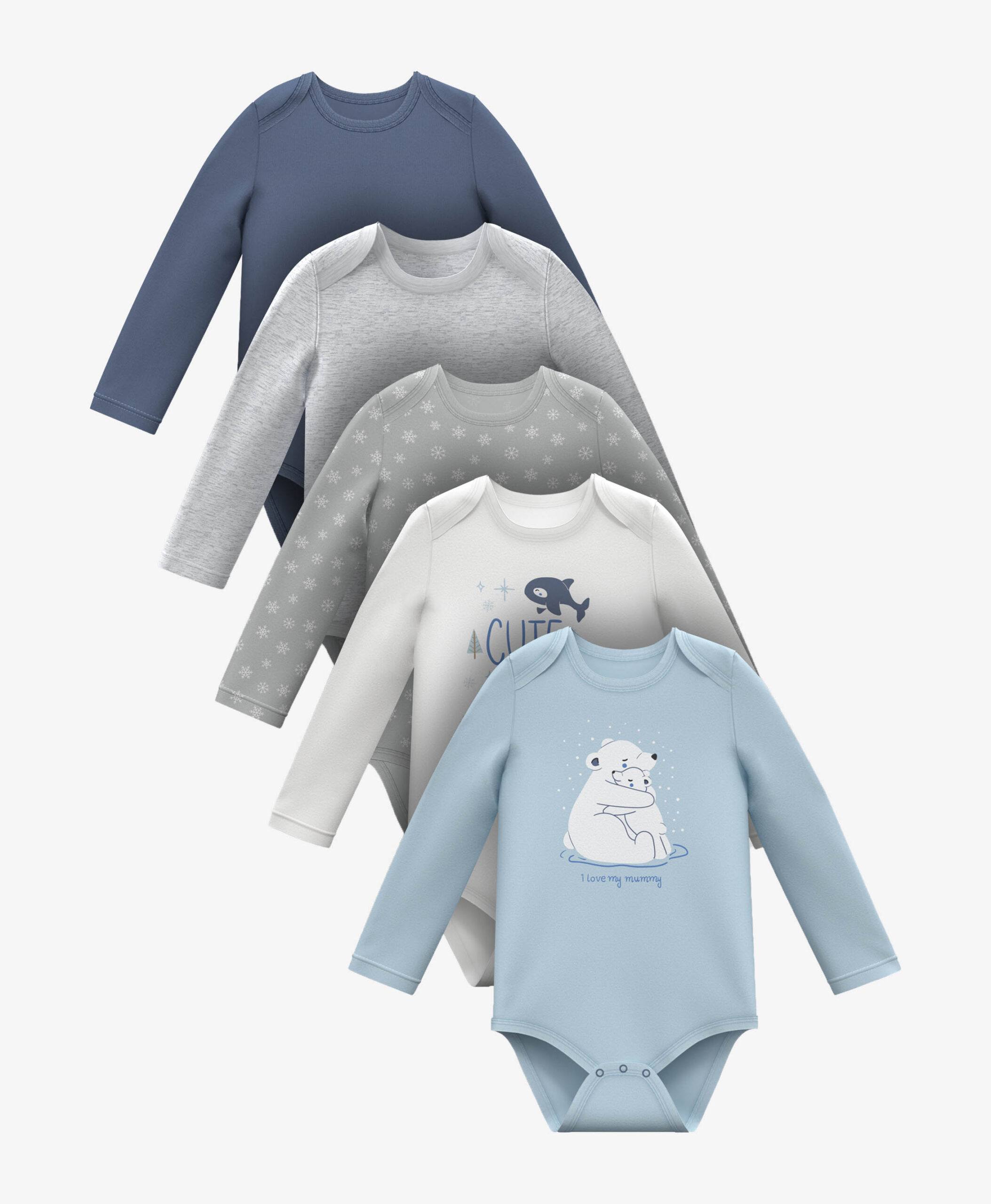 Body's, 5er-Pack, 100% Baumwolle