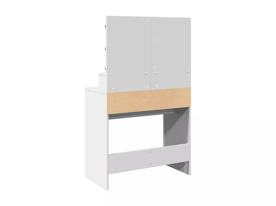 Coiffeuse avec LED blanc 80x41x134,5 cm