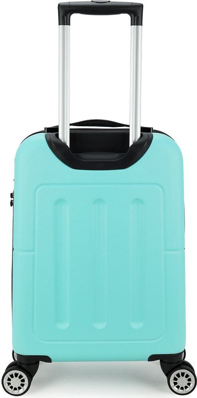 Decent - Neon-Fix - Handbagagekoffer - Mintgroen - ABS - 32L