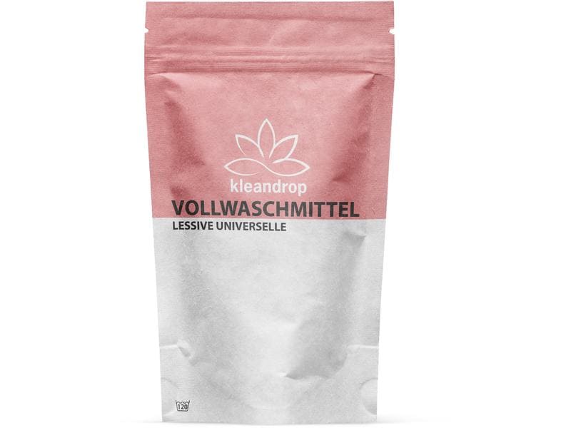 kleandrop Pulverwaschmittel Vollwaschmittel 0.9 kg Nachhaltiges Waschmittel mit Meeresbriseduft