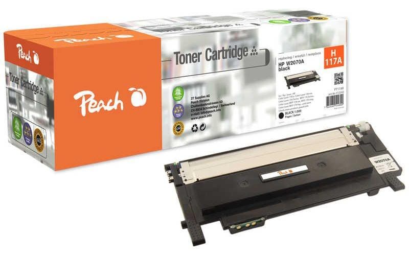 HP No. 117A BK, W2070A BlackDruckerpatrone, Schwarz