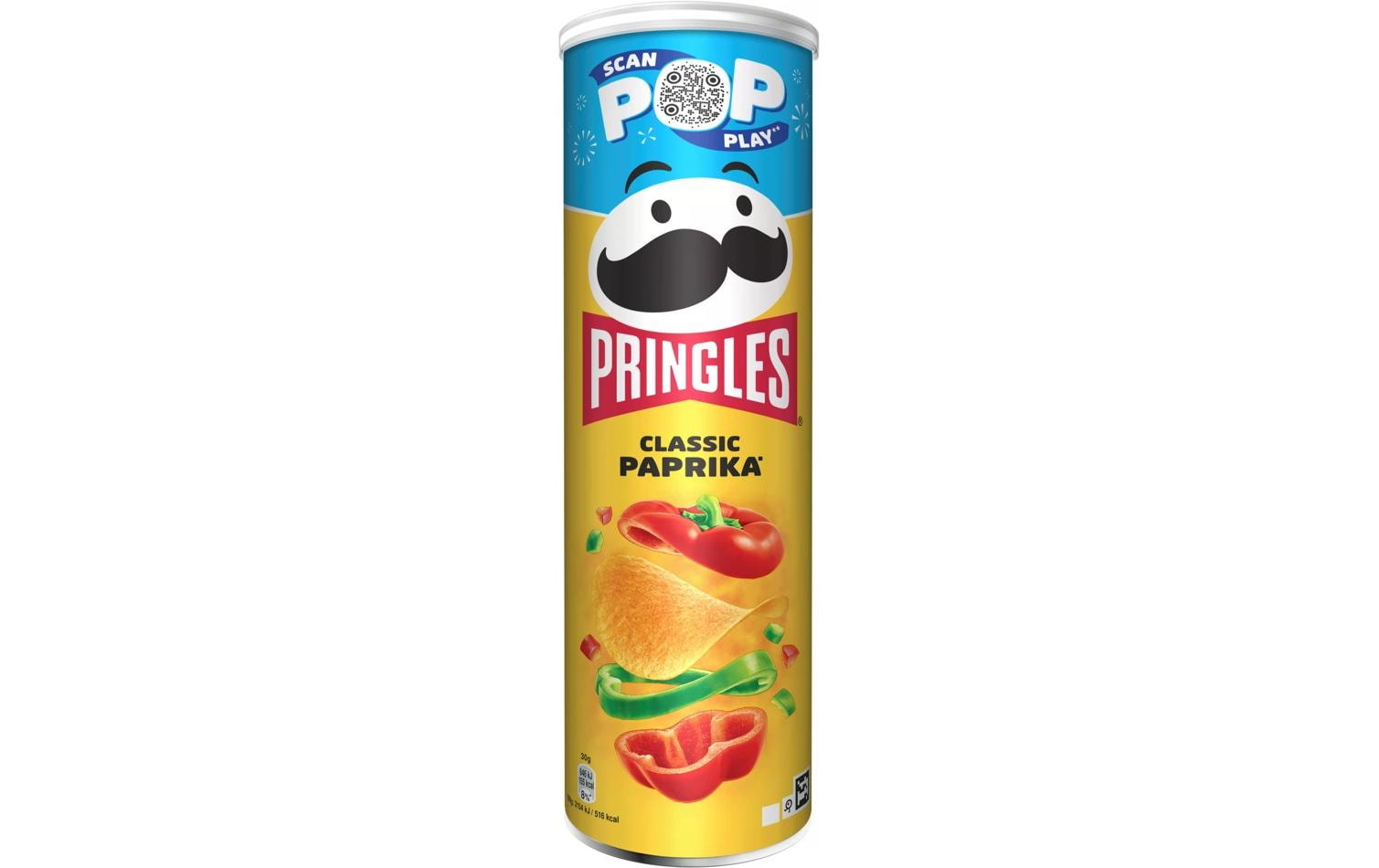 Chips Classic Paprika 185 gWürziges Knabbergebäck aus Kartoffeln