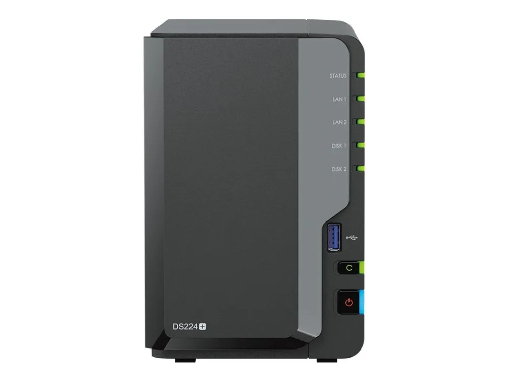 Synology Disk Station DS224  - NAS-server - RAID 0, 1, JBOD - RAM 2 GB - Gigabit Ethernet - iSCSI support