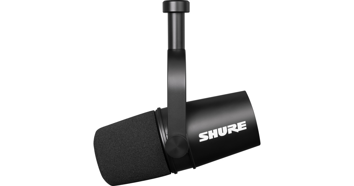 SHUREMV7X Podcastmicrofoon  (Zwart)
