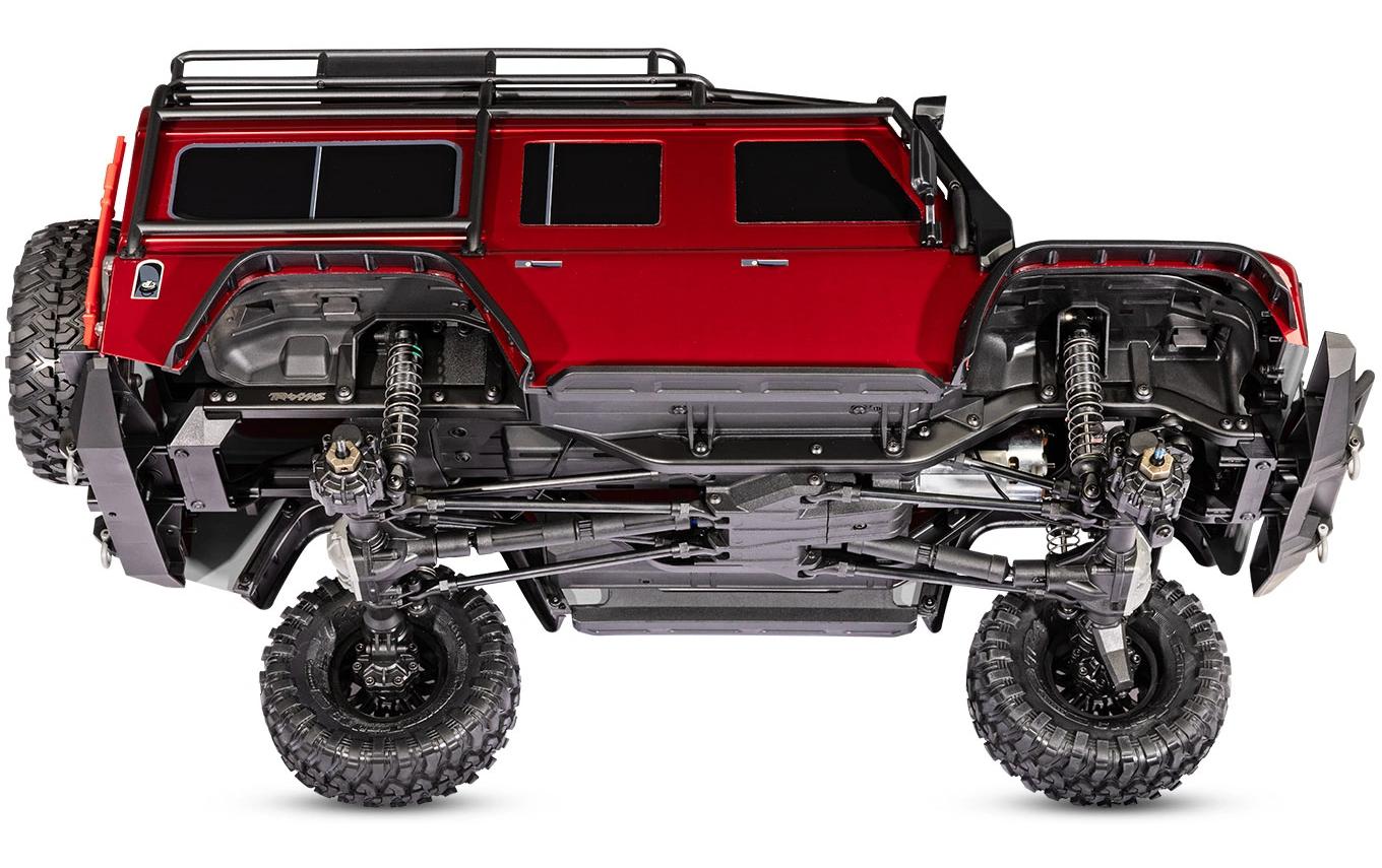 Scale Crawler Land Rover Defender D110, Rot ARTR, 1:10<br>Off-Road Model im Massstab 1:10