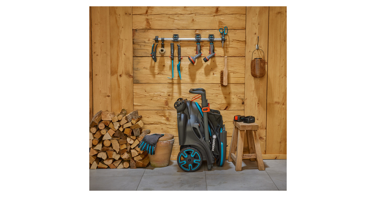 GARDENAGrasmaaier PowerMax Duo 46/36V  (Zwart/grijs, Accu en lader niet inbegrepen)