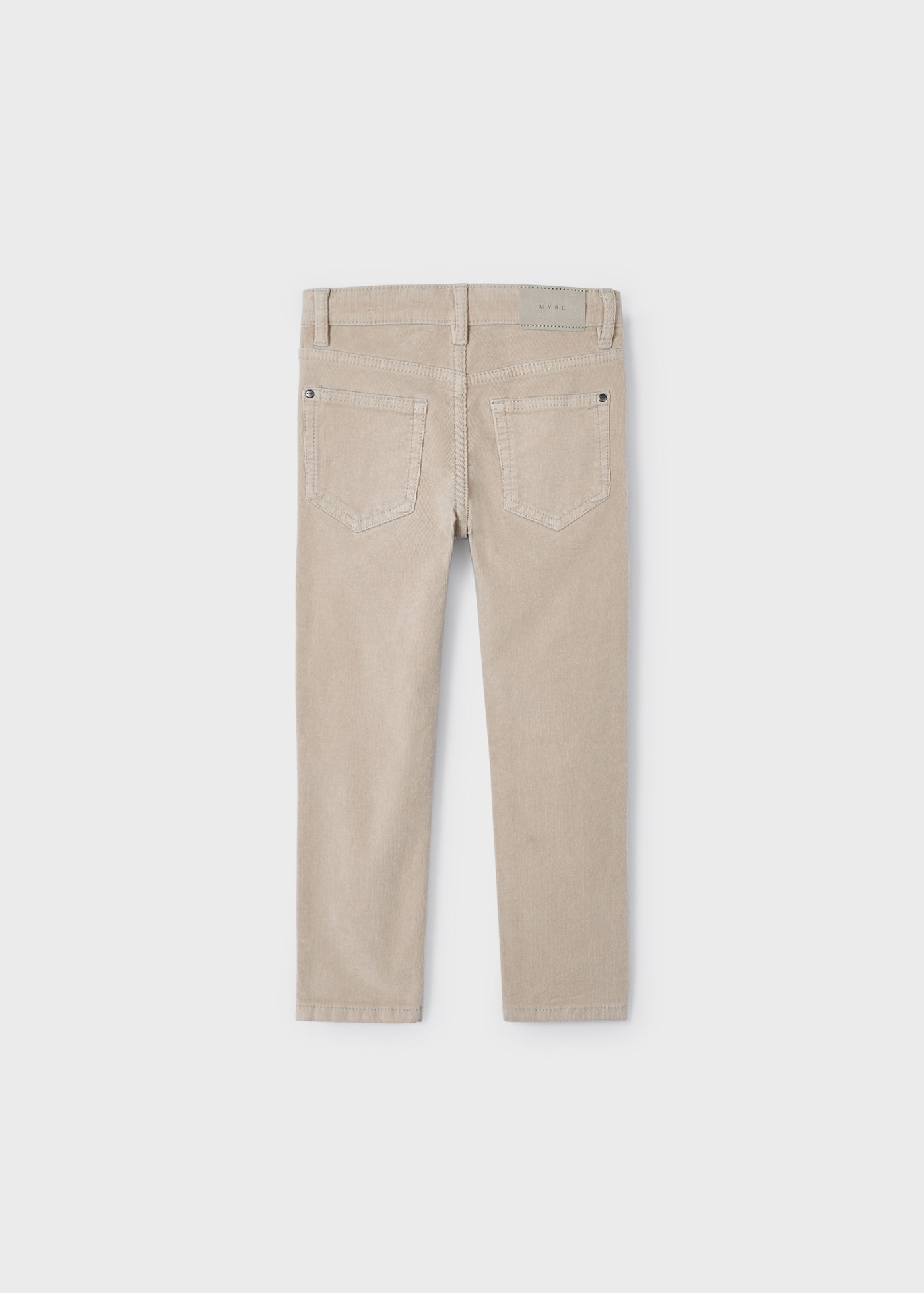 Calças de veludo cotelê slim fit Better Cotton para meninos