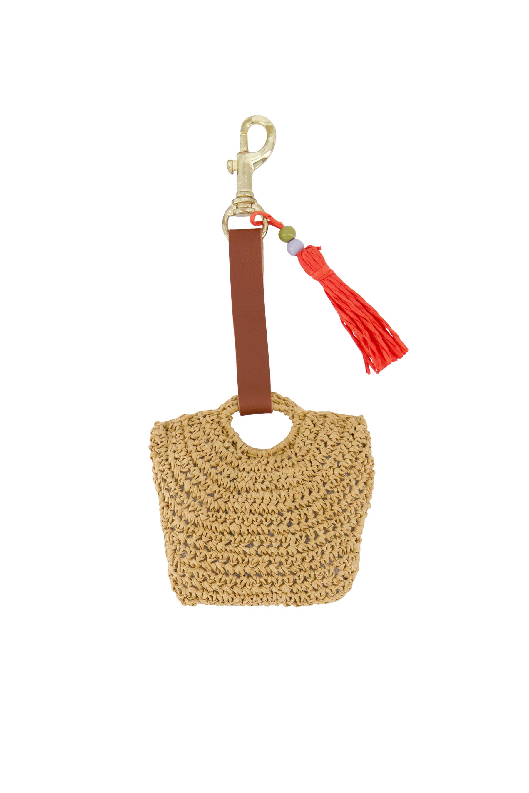 gehaakte tas/sleutelhanger tas