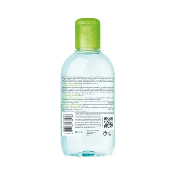 Água Micelar Purificante Bioderma Sébium H2O para Pele Mista a Oleosa 250ml