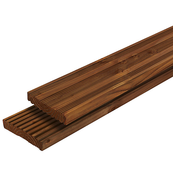 Lame de terrasse douglas brun Soren L.300 x l.14,4 cm