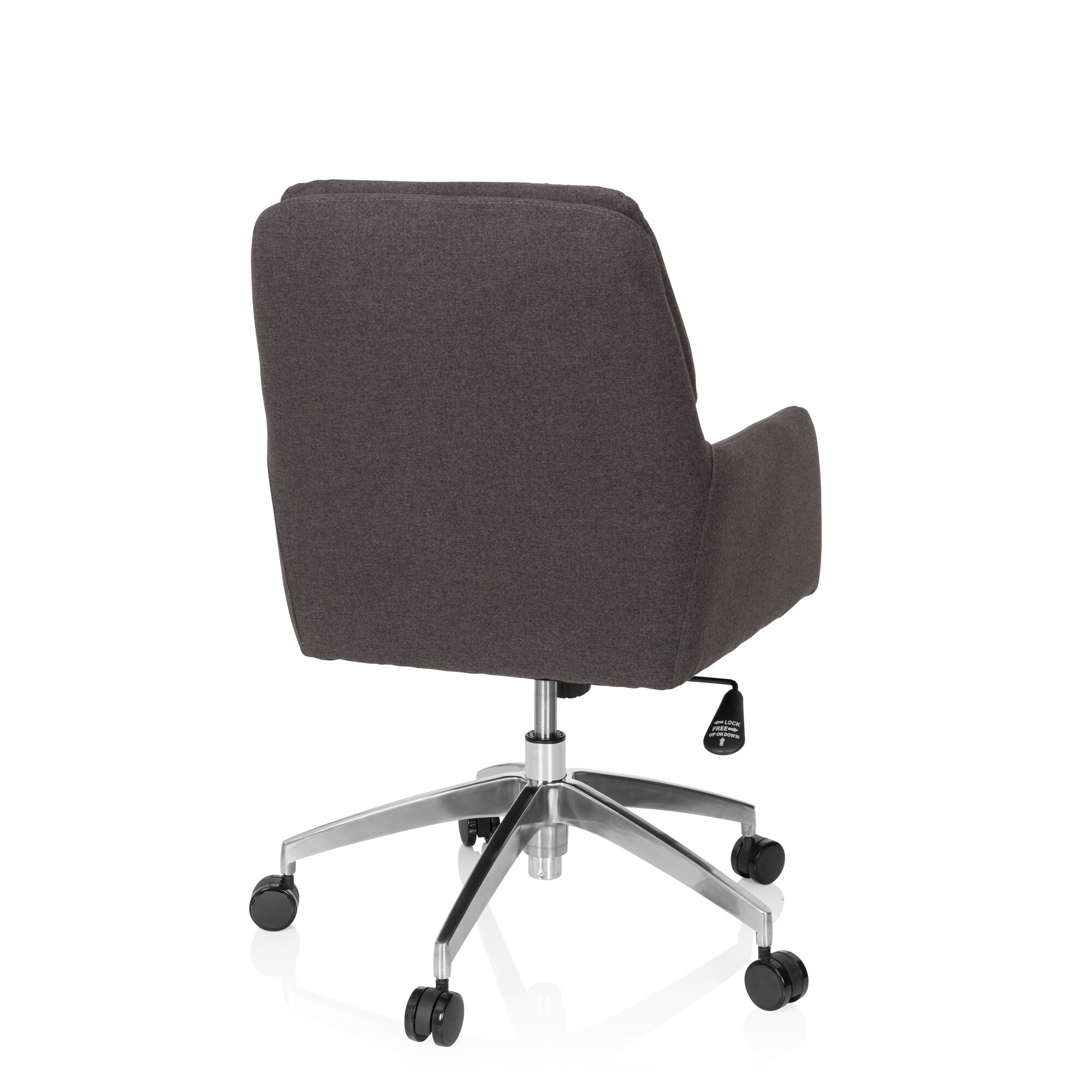 Home Office Bürostuhl SHAKE 350 Stoff mit Armlehnen hjh OFFICE