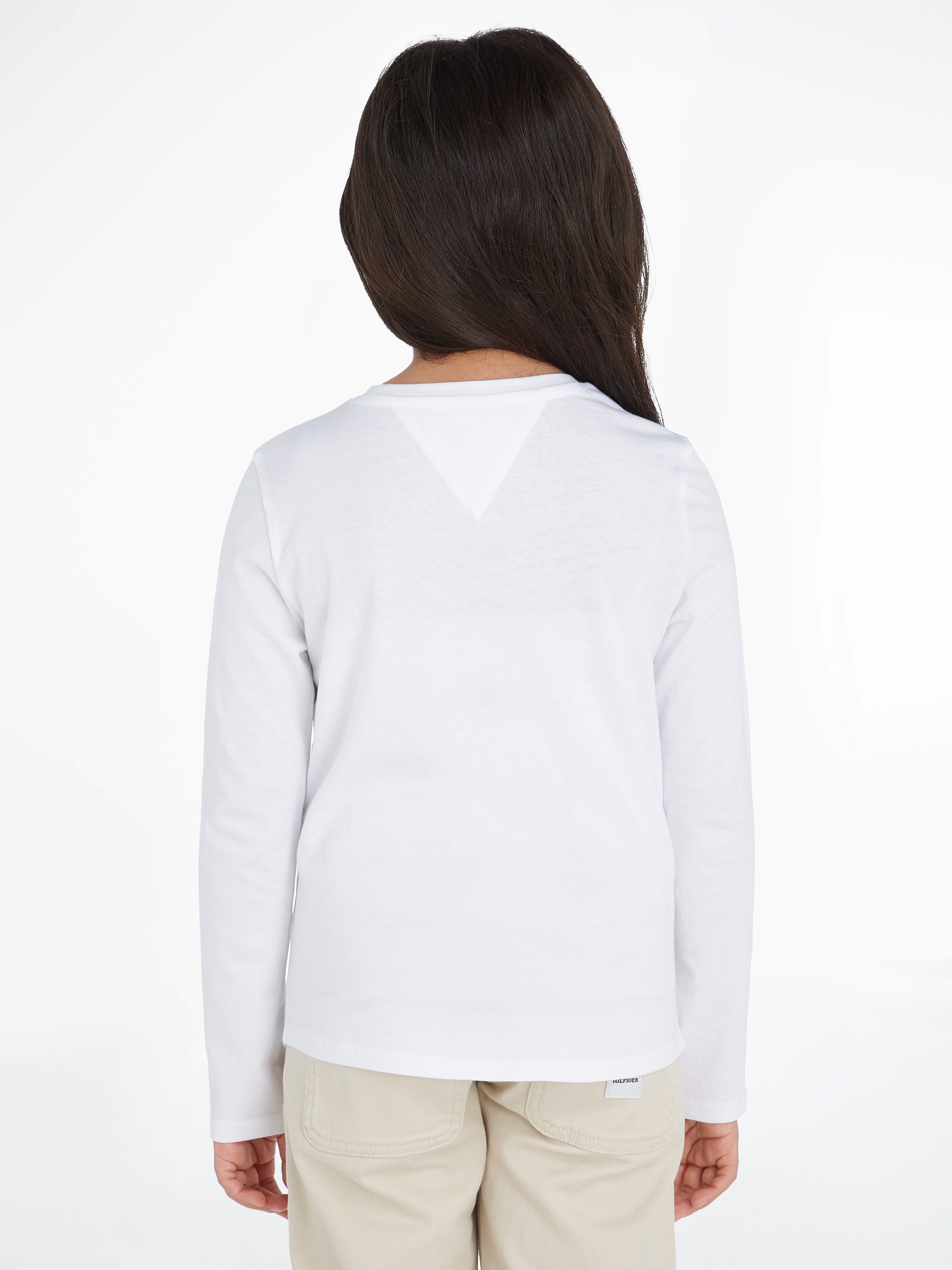 Tommy Hilfiger Langarmshirt »ESSENTIAL TEE L/S«, mit Tommy Hilfiger Logo-Schriftzug