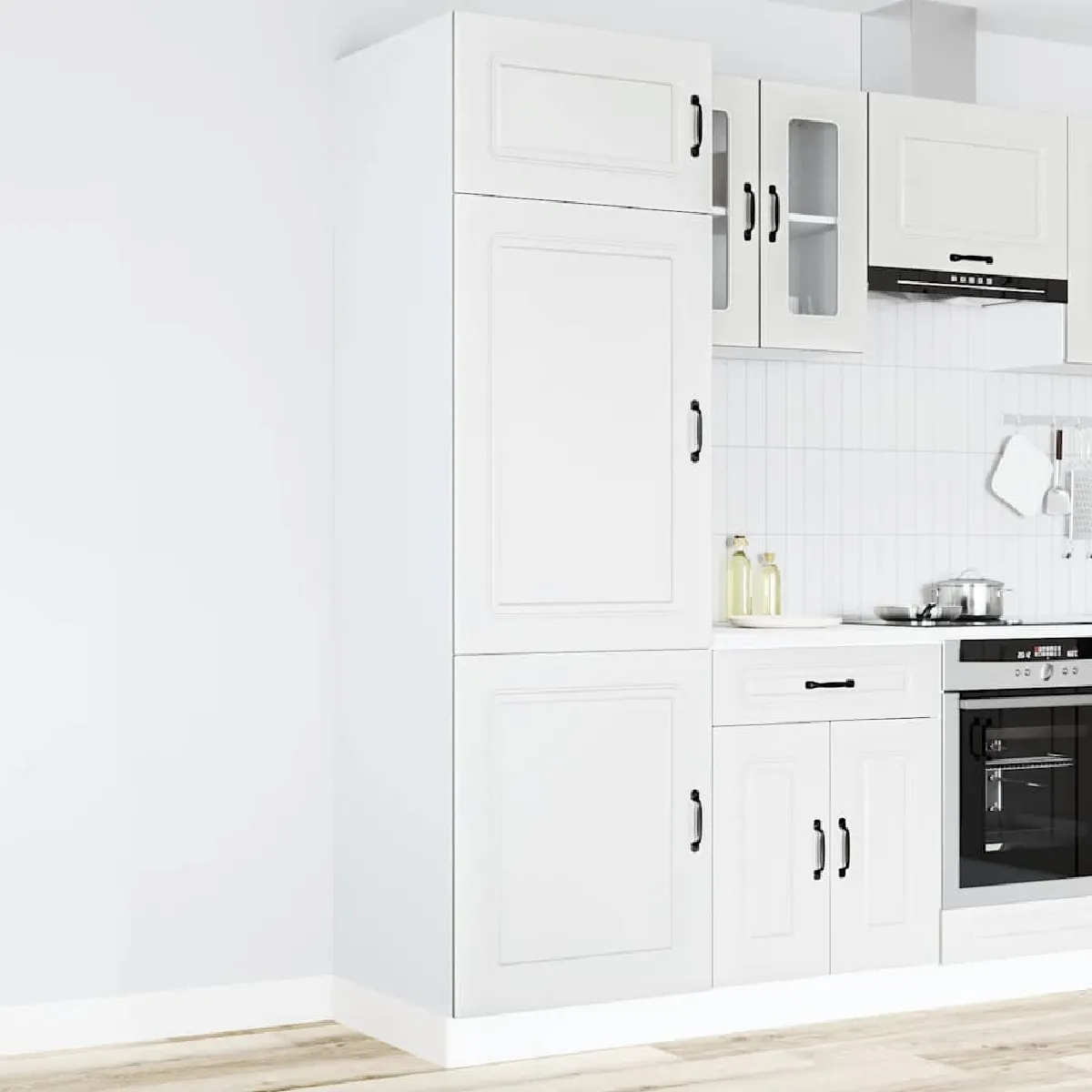 vidaXL Armoire de Cuisine Kalmar - Blanc