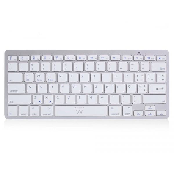 Teclado Ewent Slim Bluetooth V 3.0 Silver EW3119