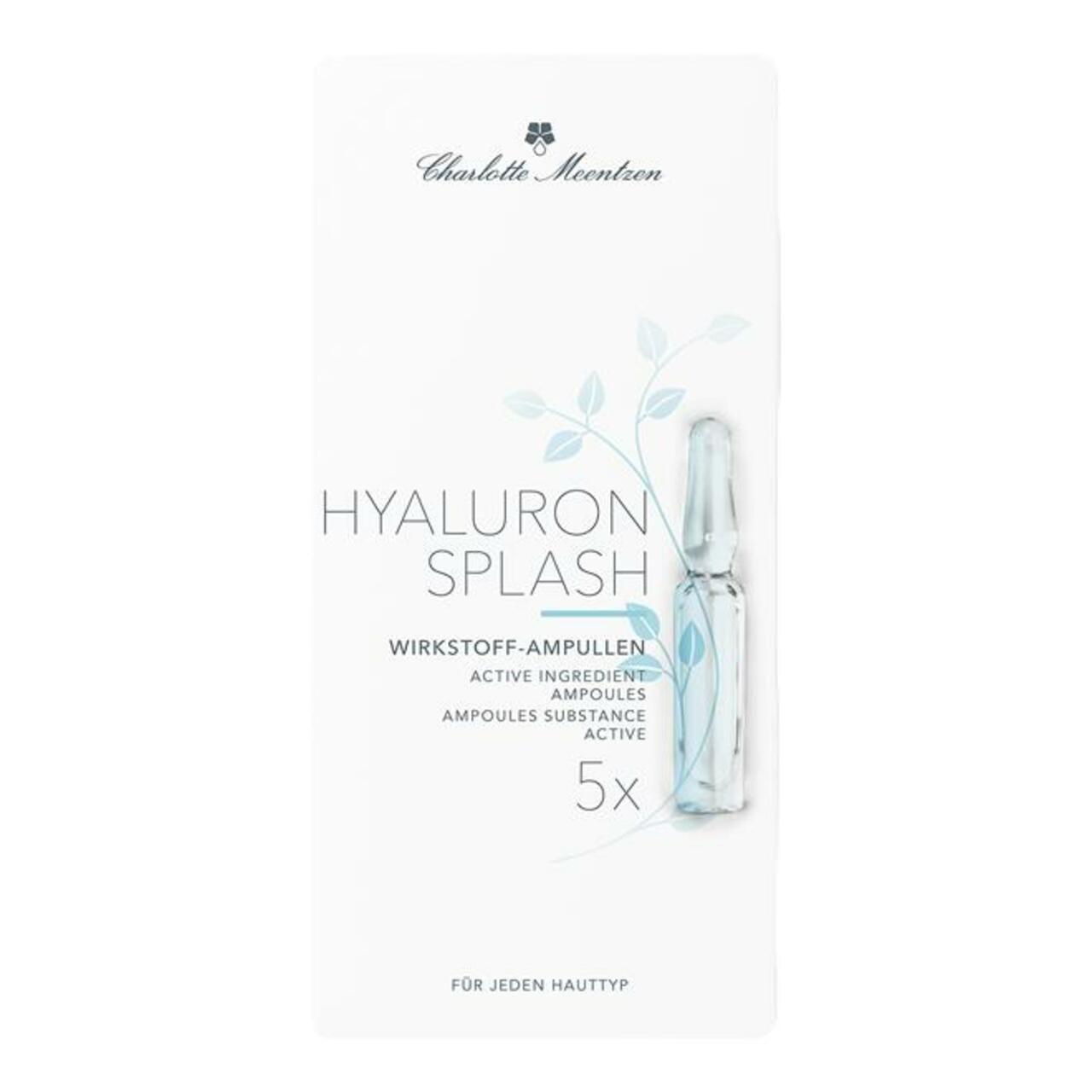 Charlotte Meentzen, Hyaluron Splash Wirkstoff-Ampullen + Ampullenöffner