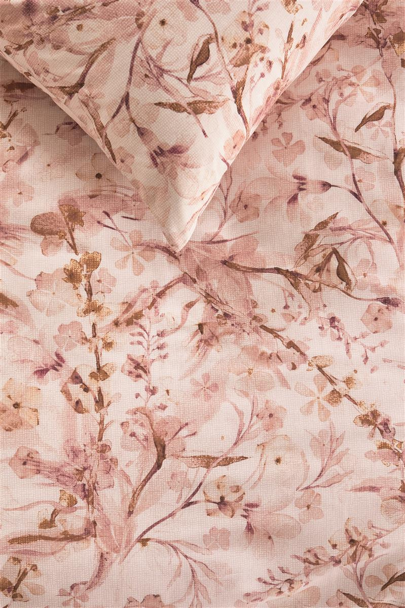 Bettwäsche BLUSHING BLOOMS 135x200 cm, mit 1 Kissen