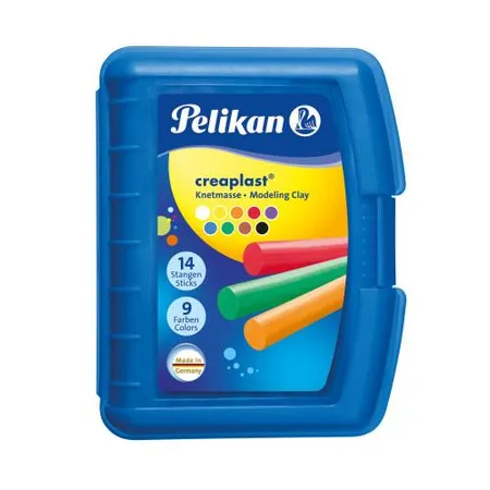 Pelikan Creaplast Knetmasse in Kunststoffbox, blau, 9 Stück