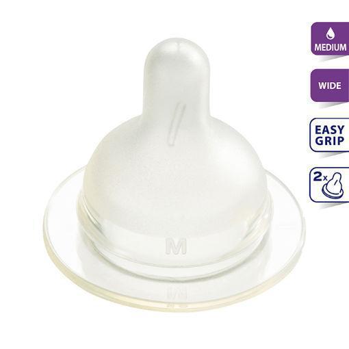 Difrax Speen Soft Breed M 2 stuks