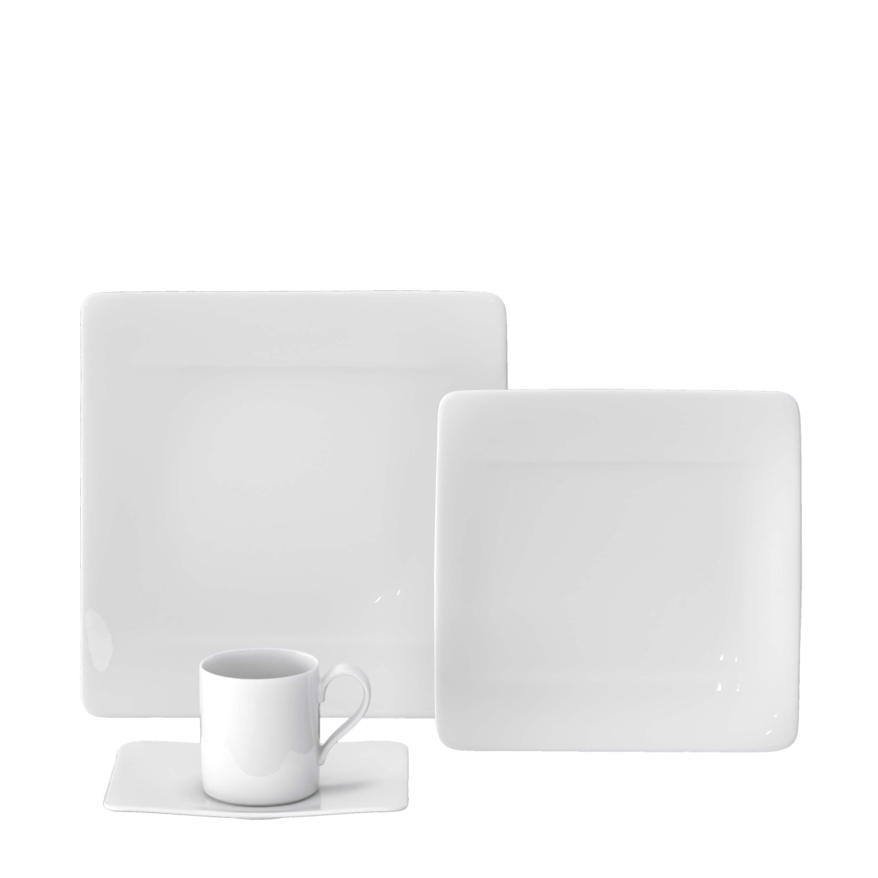 Modern Grace Starter set White, Premium Bone Porcelain