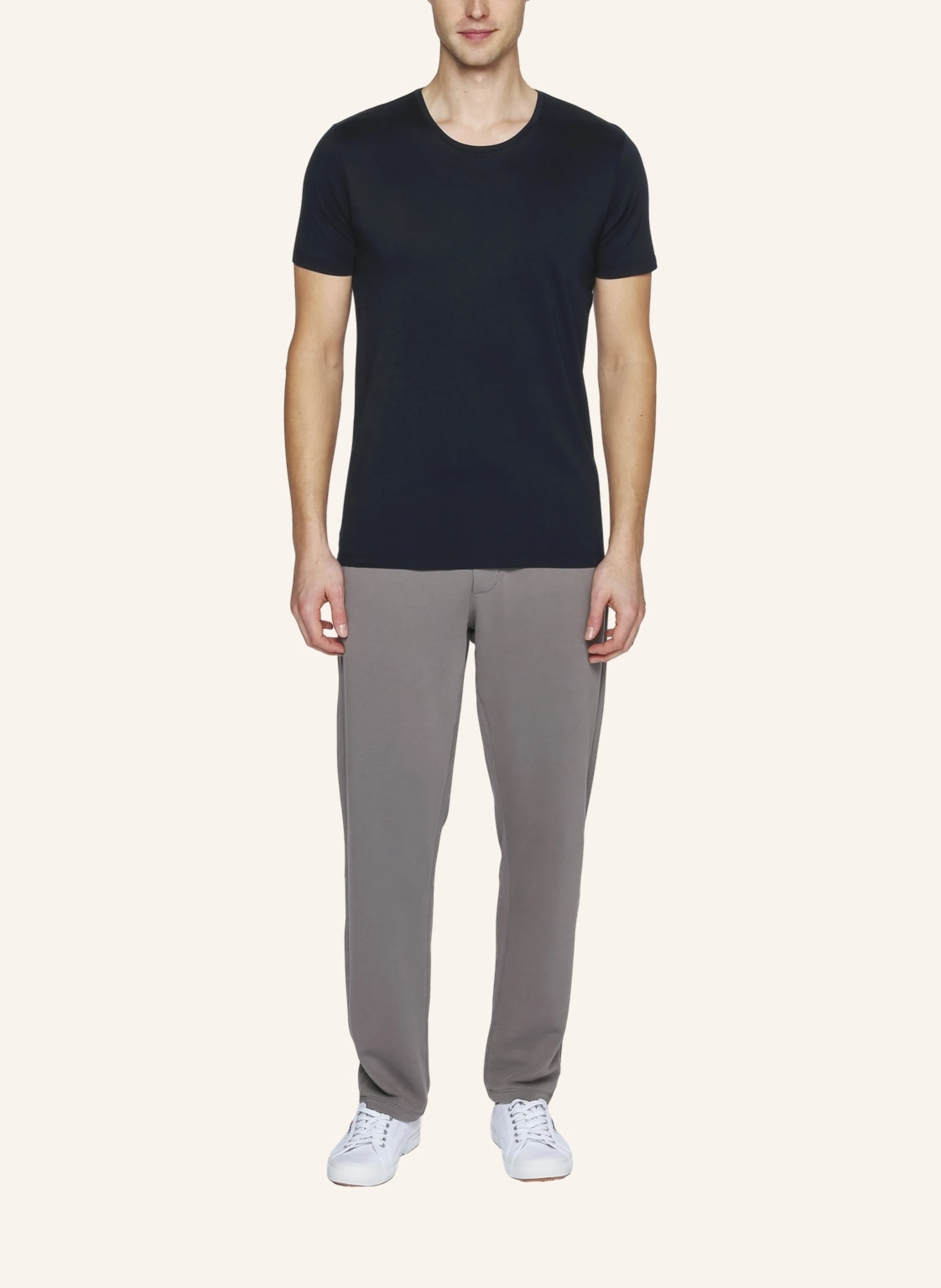 TRUSTED HANDWORK Round Neck 1/2-Sleeve T-Shirt