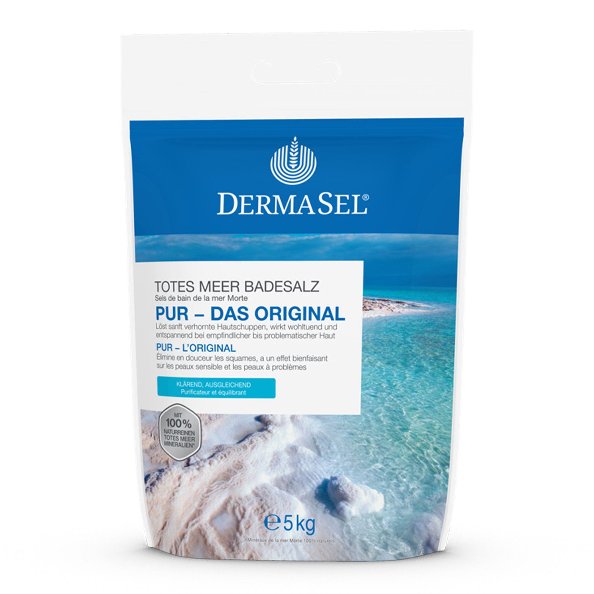 DERMASEL® Totes Meer Badesalz Pur