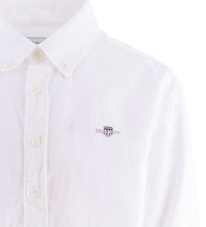 GANT Hemd - Shield Oxford - Weiß