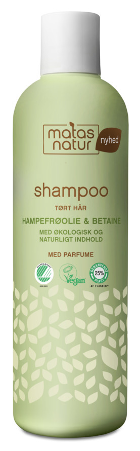 Matas Natur Hampefrøolie & Betaine Shampoo 400 ml
