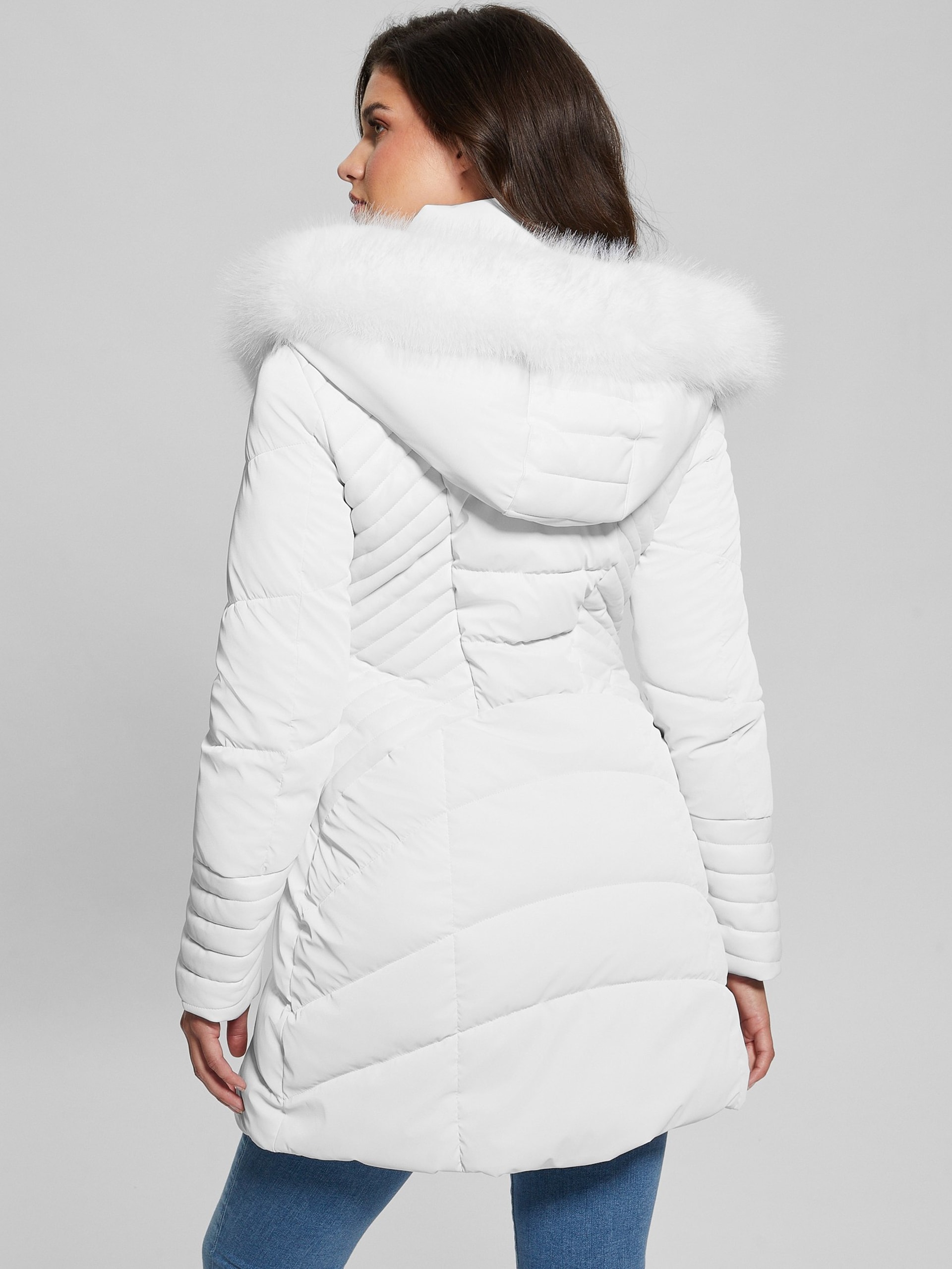 Casaco puffer com capuz Oxana