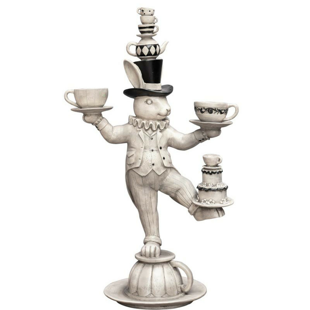 Lapin alice 3 petits pots 61x23x37cm