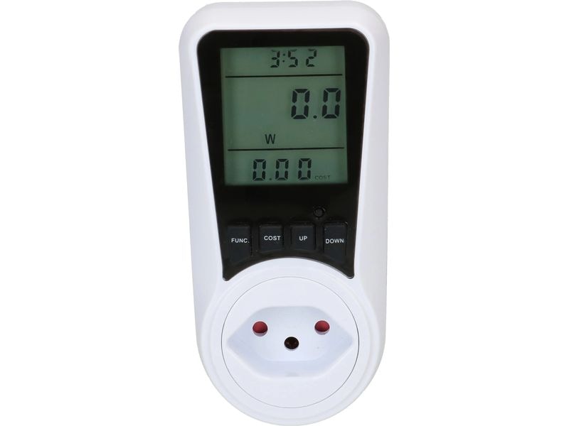 Max Hauri Energiemessgerät 220-240 V, max. 2300 W Digitaler Energiemessgerät
