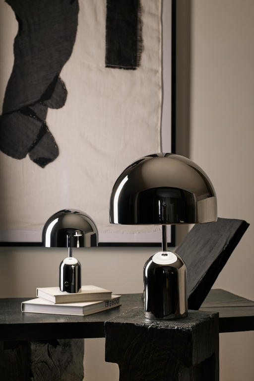 Tom Dixon Bell tafellamp LED oplaadbaar Fluro