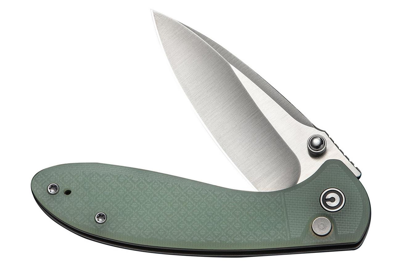 Civivi Faeger C24031-3 Satin 14C28N, Milled Natural G10, zakmes