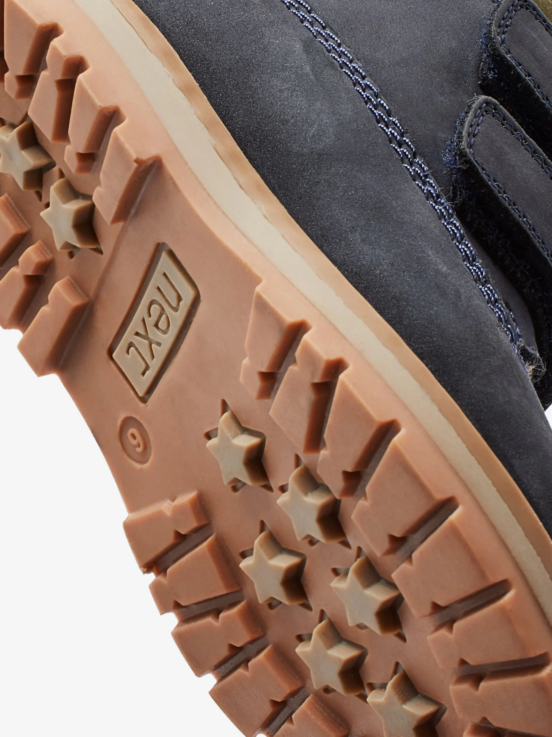 Blauw - Leren Thermal gevoerde Thinsulate werklaarzen met klittenbandsluiting