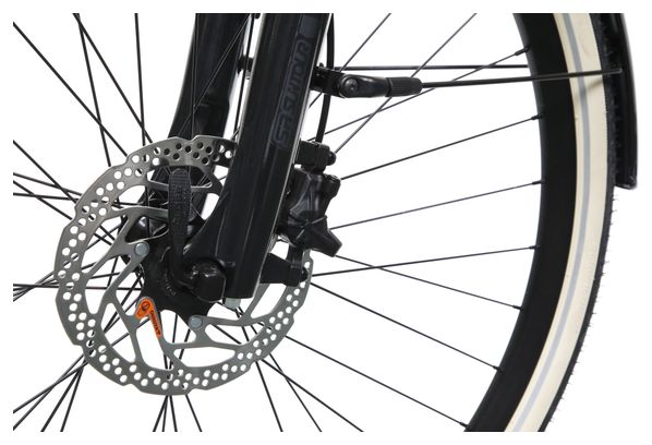 Vélo de Ville Électrique O2 Feel iSwan City Boost 8.1 Univ Shimano Nexus Inter 5-E Di2 5V 432 Wh 28'' Gris Anthracite - Produit Reconditionné