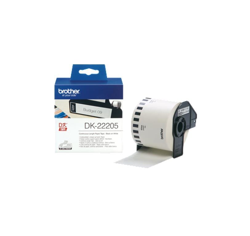 Etikettenrolle DK-22205 Thermo Direct 62 mm x 30.48 mEtikettenrolle für Thermodirekt-Drucker