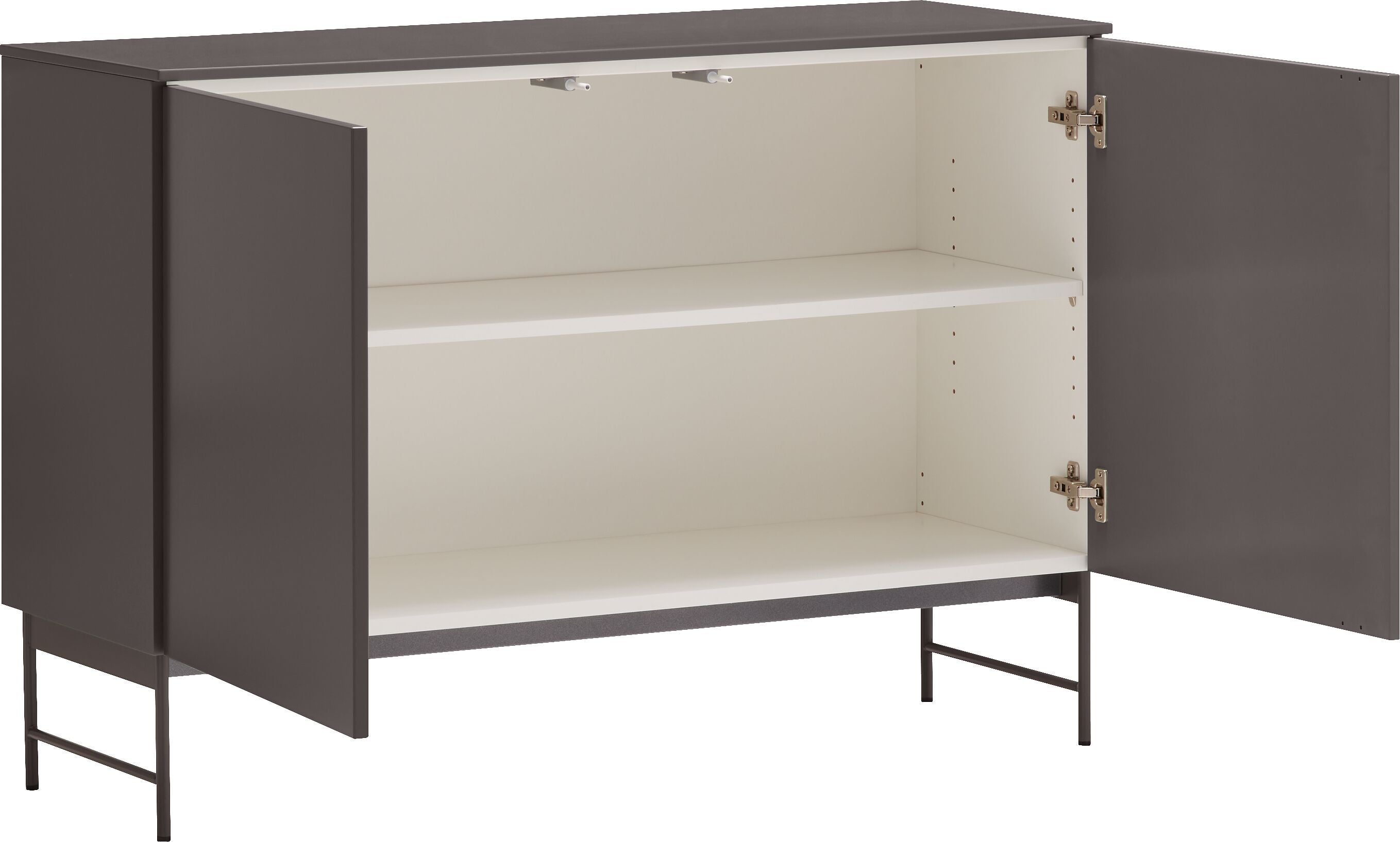 TILL Sideboard - Dunkelgrau / B: 112.0 cm x T: 41.0 cm x H: 78.3 cm