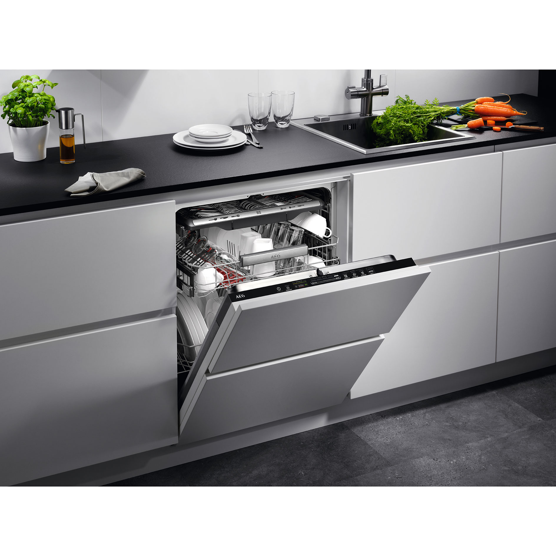 AEG Einbau-Geschirrspüler FSK94847P - C