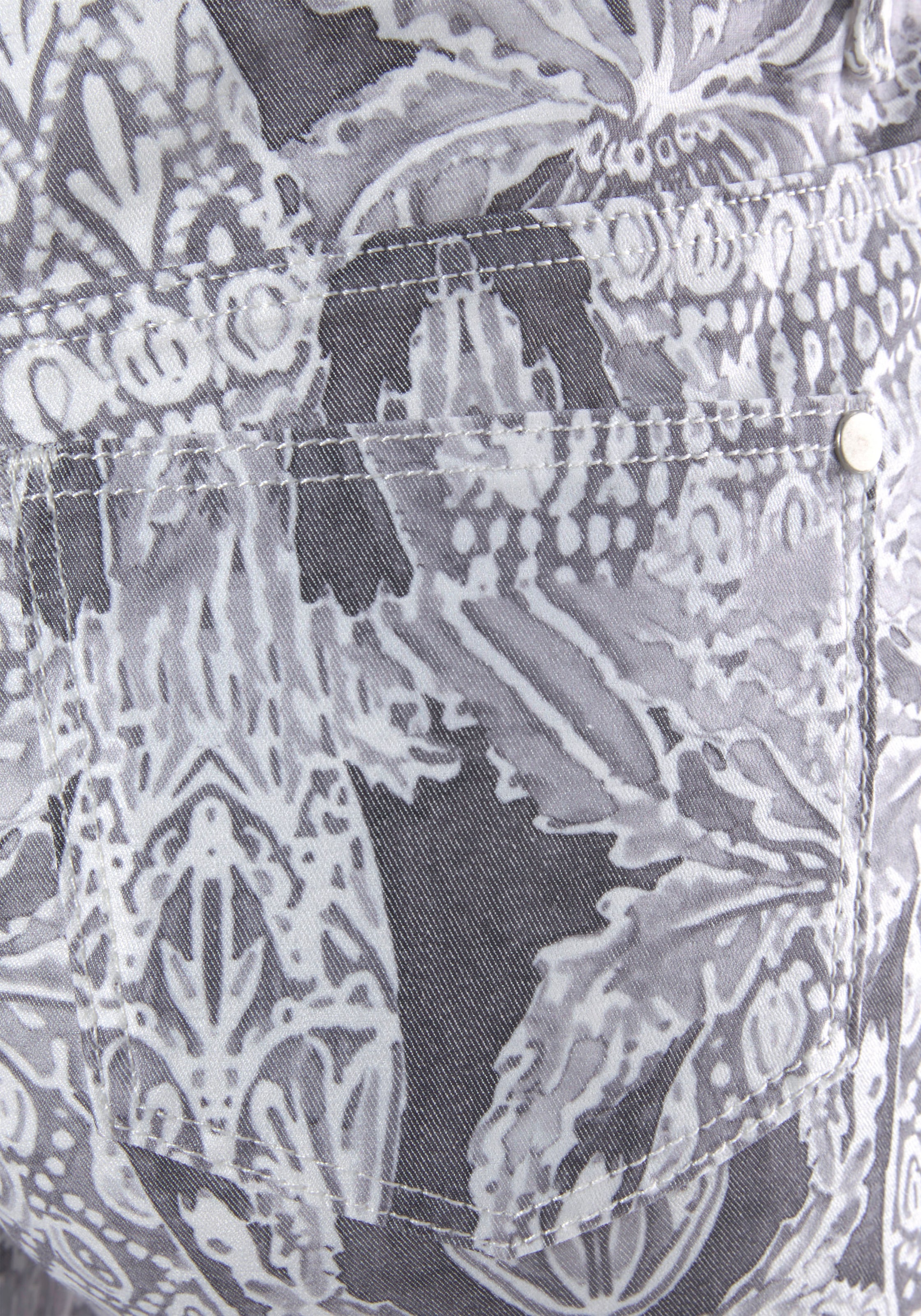 LASCANA 7/8-Jeggings  mit Alloverprint, schmale Passform, Super-Stretch-Qualität
