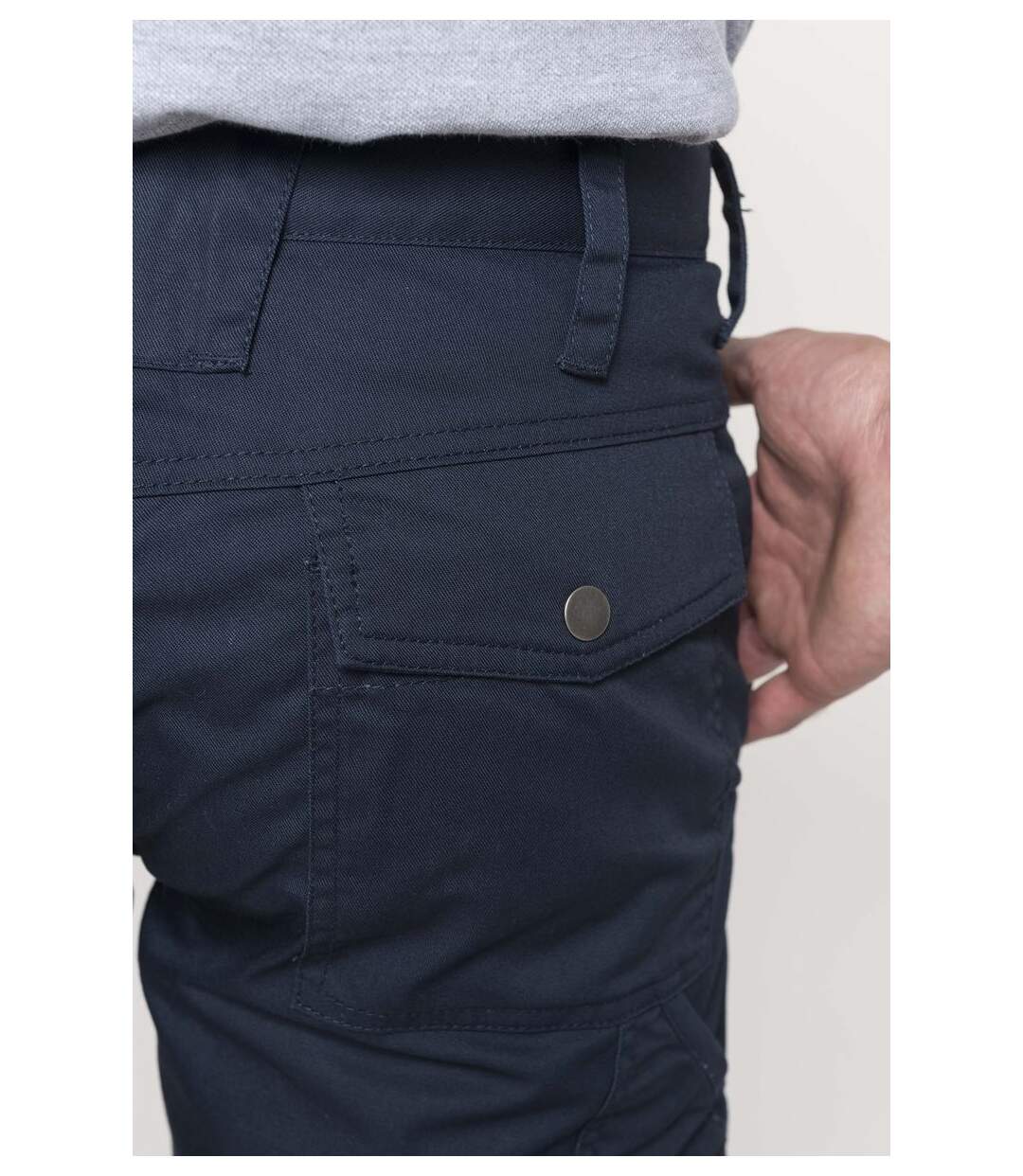 pantalon homme multipoches - travail - WK795 - bleu marine