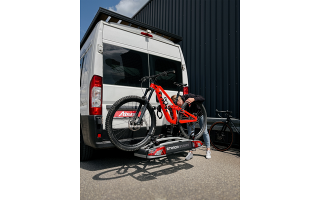 Atera Anhängerkupplungs Fahrradträger Strada Evo RV für 2 Fahrräder, E-Bike geeignet
