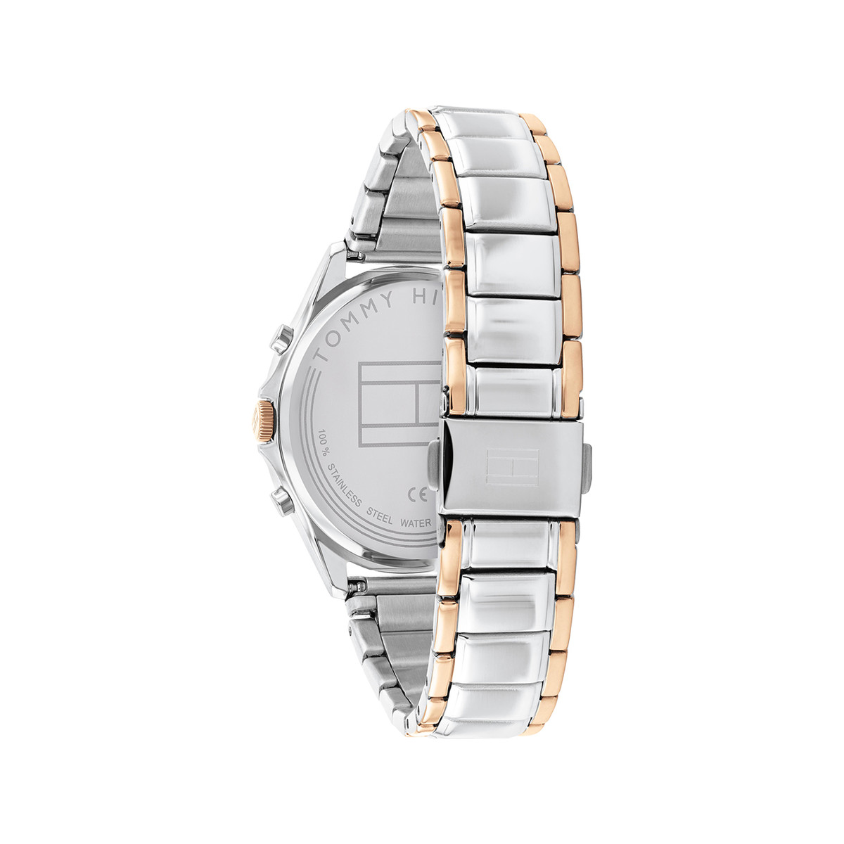 Montre Tommy Hilfiger femme acier bicolore rose