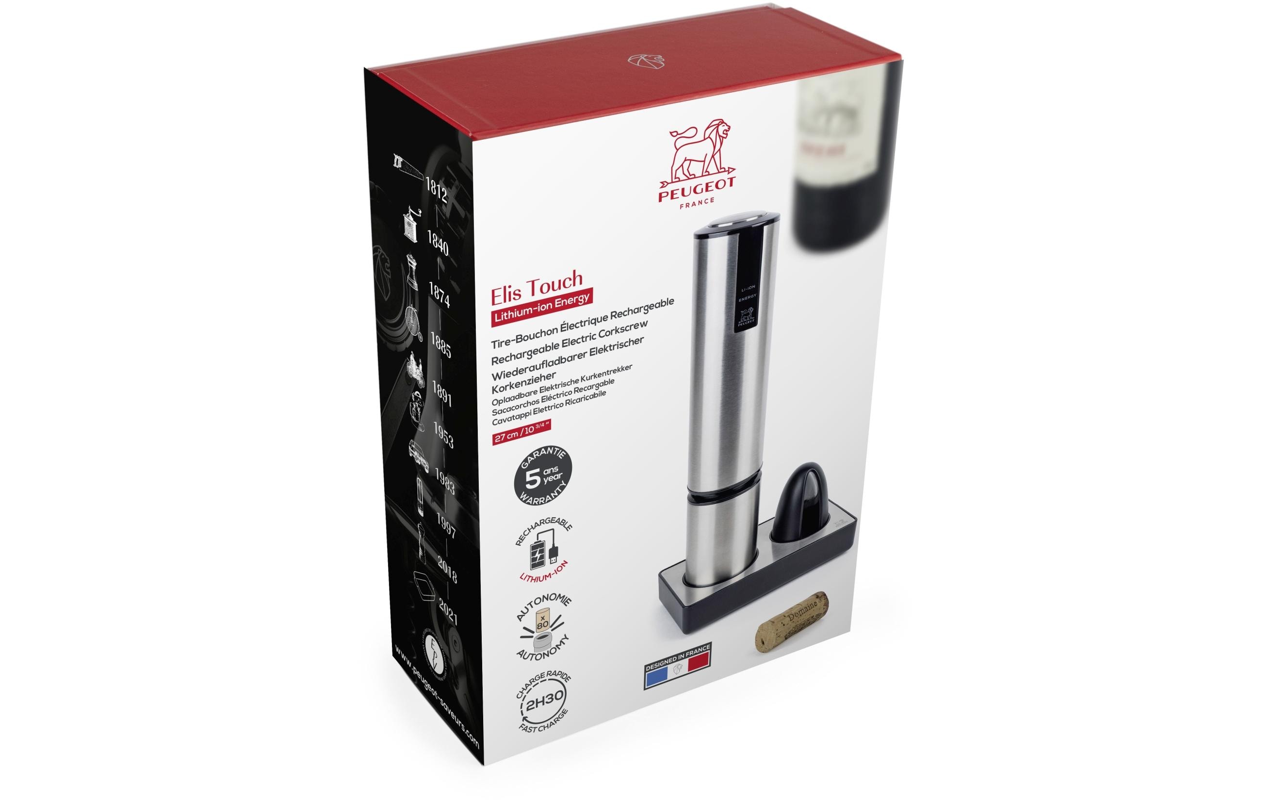 Korkenzieher Elis SilberKorkenzieher Lithium Ion