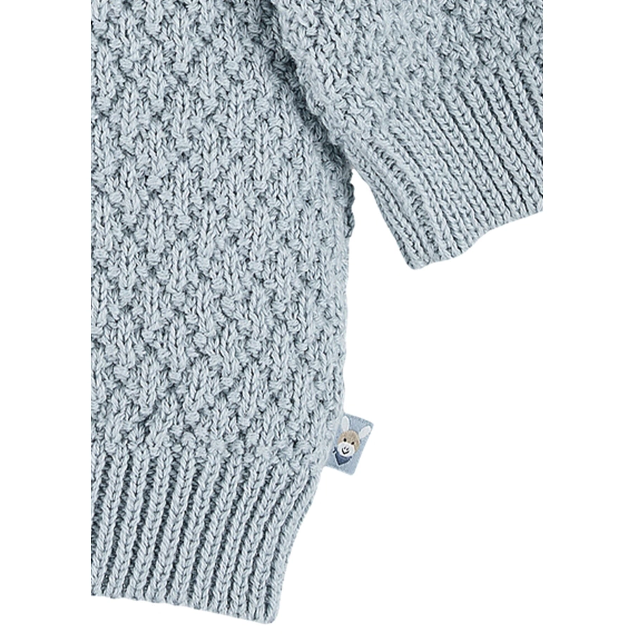 Sterntaler Strick-Pullover Emmi hellblau