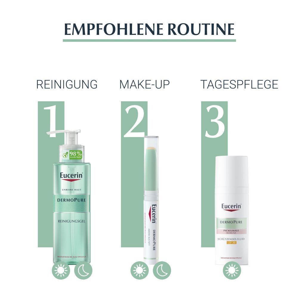 Eucerin® DermoPure Abdeckstift – reduziert Pickel und deckt sichtbar Unreinheiten ab