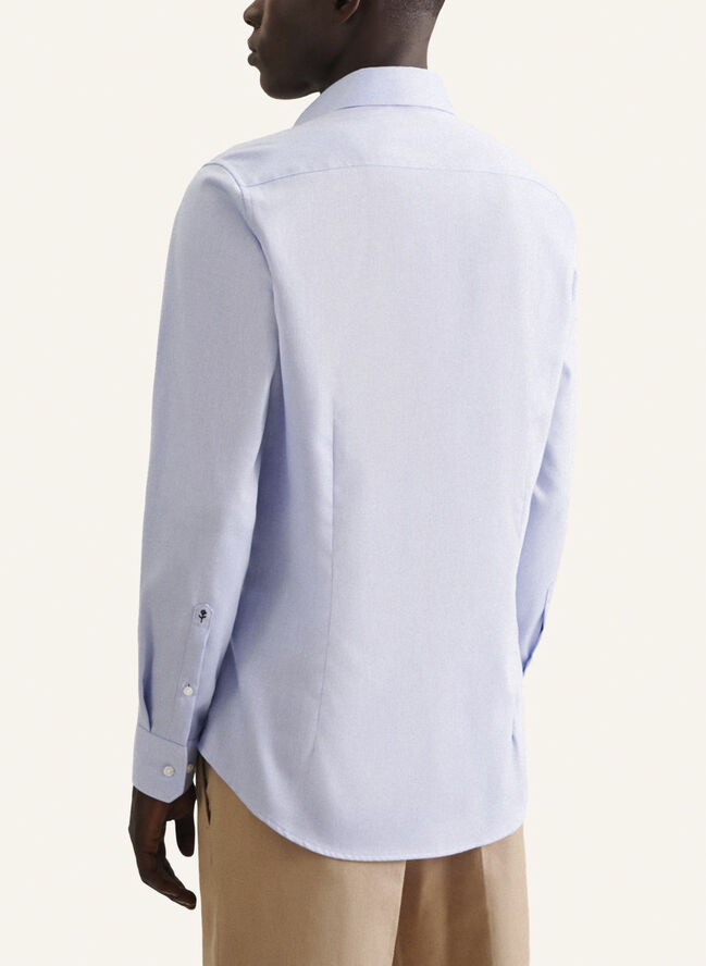 Seidensticker Business Shirt Slim Blue